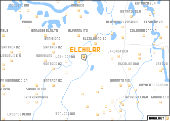 map of El Chilar