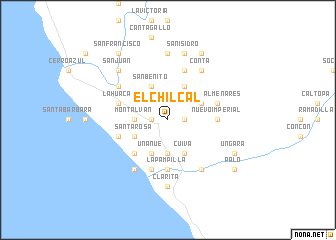 map of El Chilcal