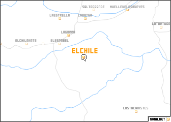 map of El Chile