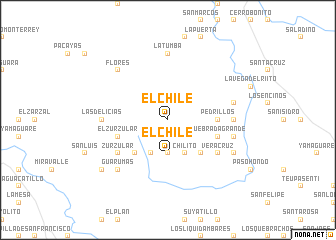 map of El Chile