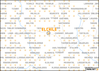 map of El Chile