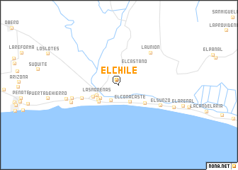 map of El Chile