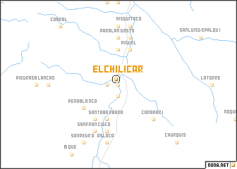 map of El Chilicar