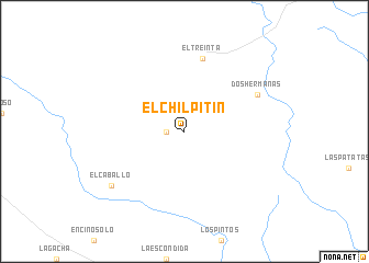 map of El Chilpitín