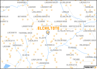 map of El Chiltote