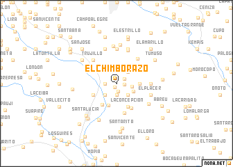 map of El Chimborazo