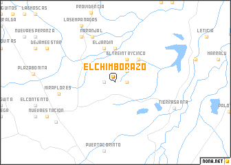 map of El Chimborazo