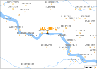 map of El Chinal