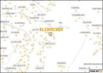 map of El Chinchón