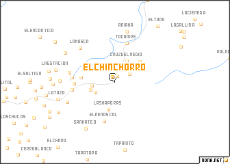 map of El Chinchorro