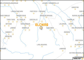 map of El Chino