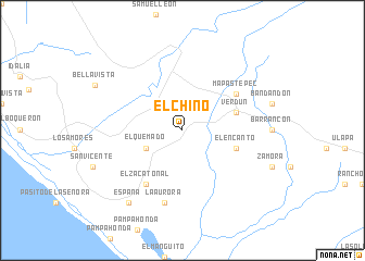 map of El Chino