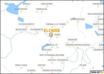 map of El Chino