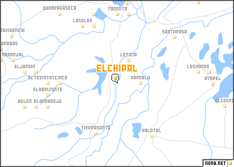 map of El Chipal