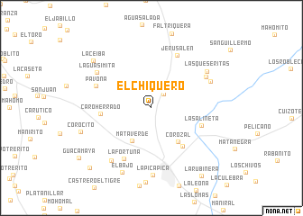 map of El Chiquero