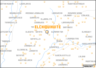 map of El Chiquihuite