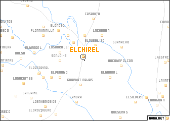 map of El Chirel