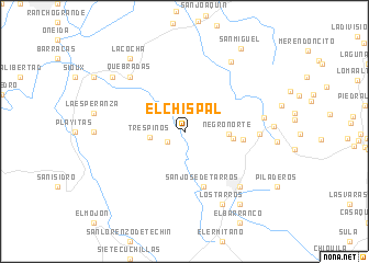 map of El Chispal