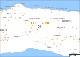 map of El Chispero