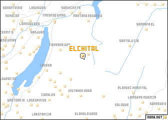 map of El Chital