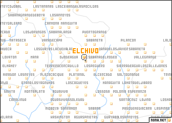 map of El Chivo