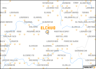 map of El Chivo