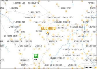 map of El Chivo