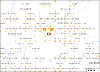 map of El Chol