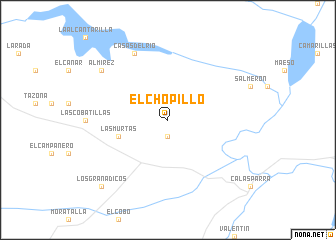 map of El Chopillo