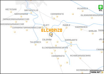 map of El Chorizo