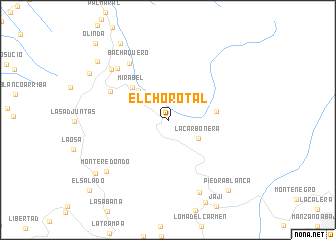 map of El Chorotal