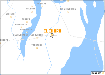 map of El Choro