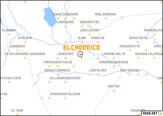map of El Chorrico
