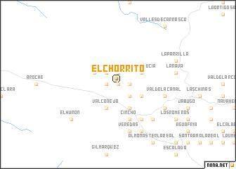 map of El Chorrito