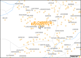 map of El Chorrito