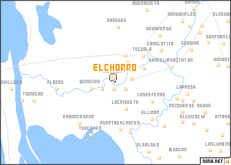 map of El Chorro