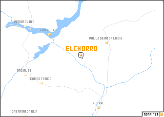 map of El Chorro