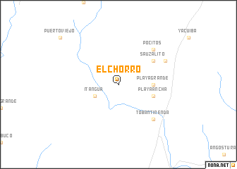 map of El Chorro