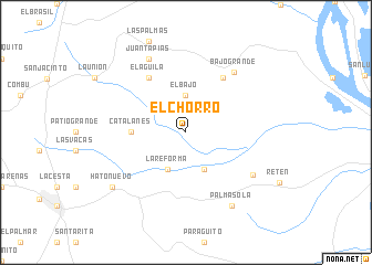 map of El Chorro