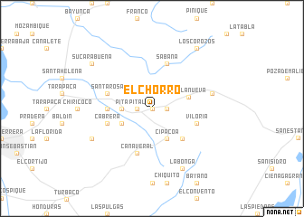 map of El Chorro