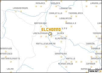 map of El Chorro