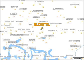 map of El Chotal