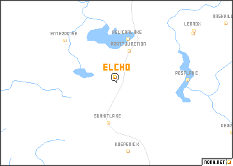 map of Elcho