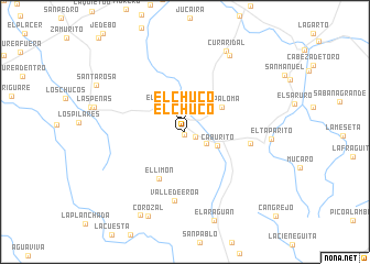 map of El Chuco