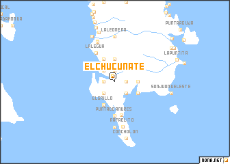 map of El Chucunate