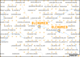 map of El Chumico