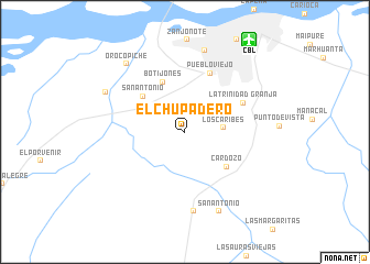 map of El Chupadero