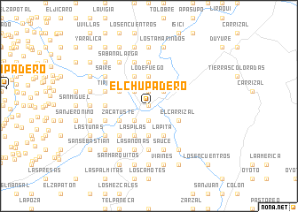 map of El Chupadero