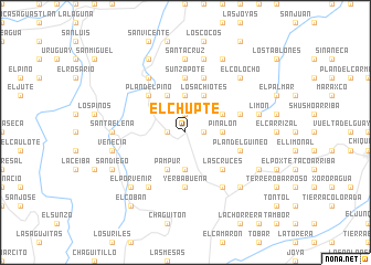 map of El Chupte