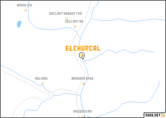 map of El Churcal